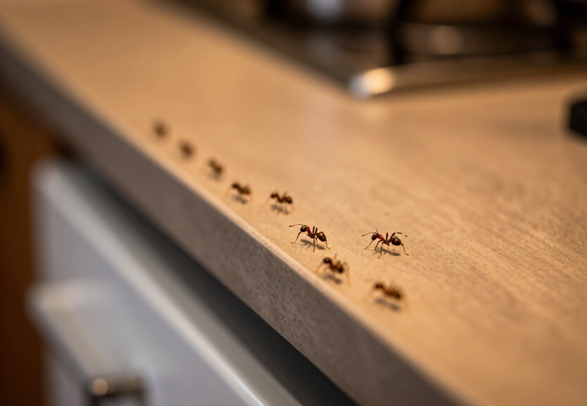 Ant Treatment in a Stanhope Gardens Kitchen